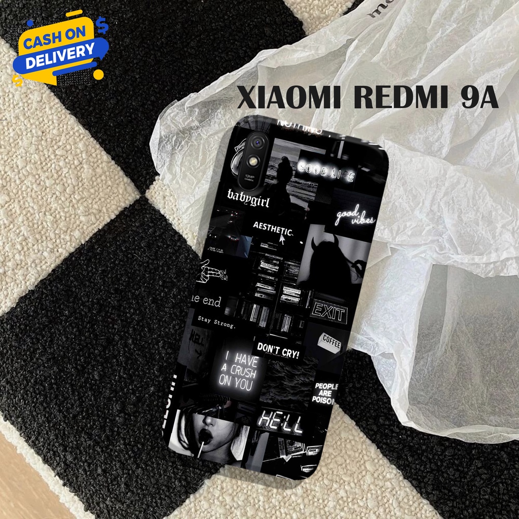 Wintercase - Case Xiaomi Redmi 9A - Casing Xiaomi Redmi 9A - Case Aesthetic - Hardcase 3D - Case HP 