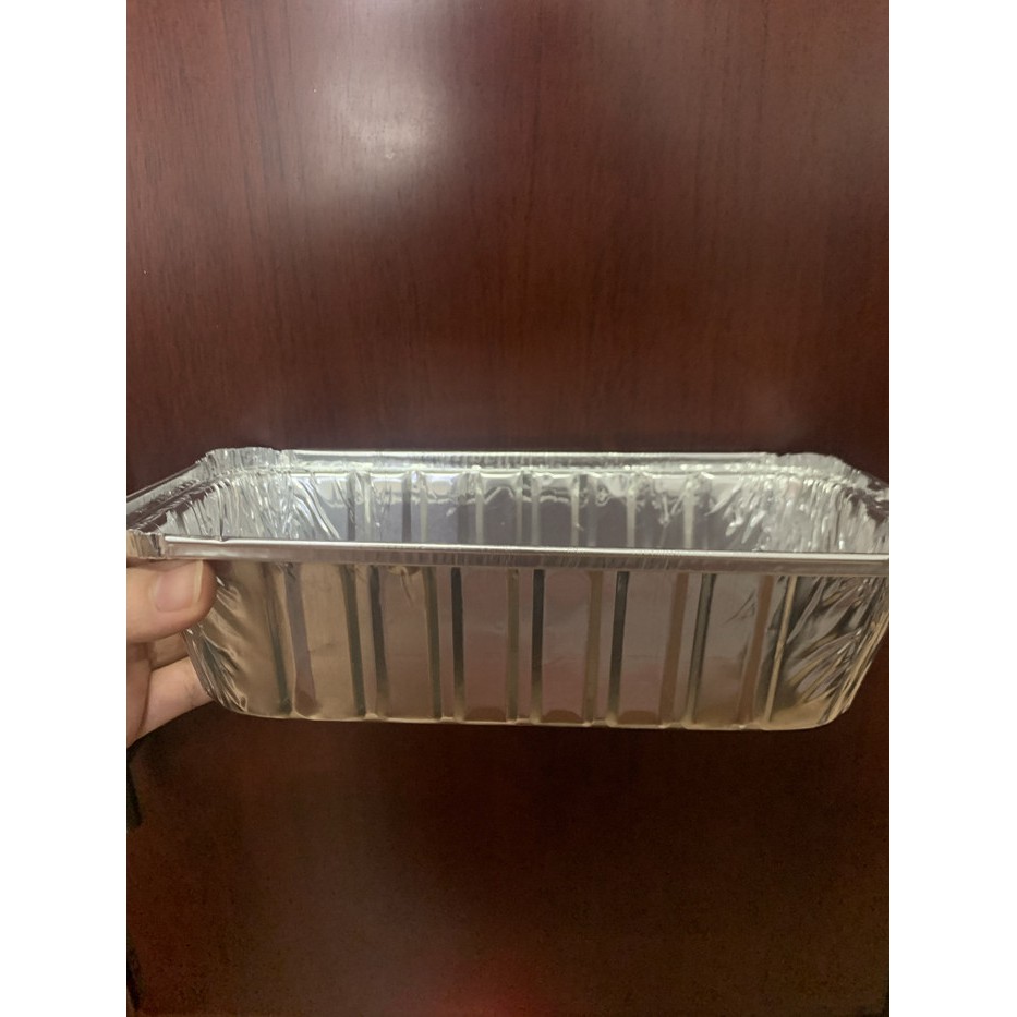ALUMINIUM TRAY BX-1850 - @100 PCS - WADAH ALUMINIUM FOIL TRAY - BX1850