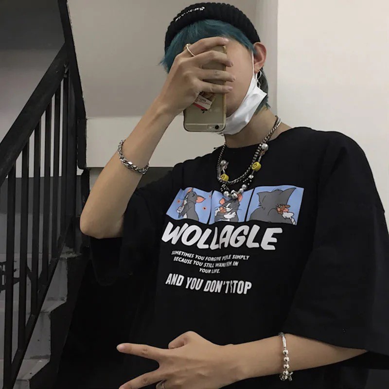 Kaos Oversize Wollagle / Kaos Tumblr Bigsize Wanita