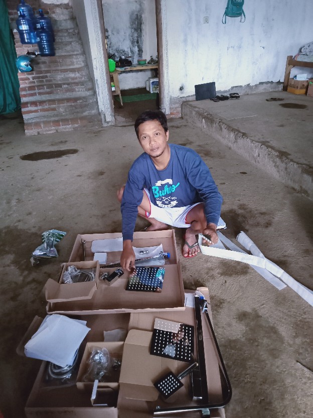 Shower Tiang Set Full Stainless / Shower Mandi / Handshower