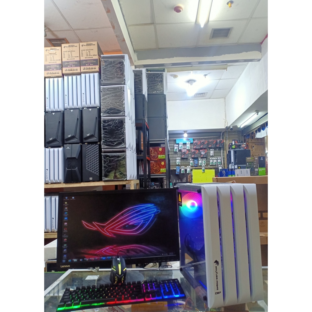 PC GAMING CORE I5 3470 VGA GTX 750 4 GB DDR5 RAM 8/SSD MONITOR 19 INCH