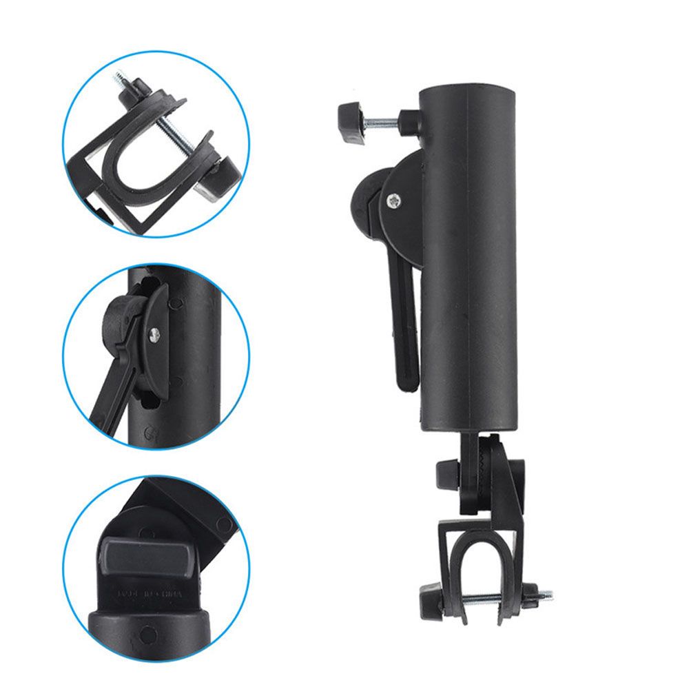 Quinton Bracket Klip Stand Holder Payung Universal Adjustable Multi Warna Aksesoris Stroller Bayi / Golf