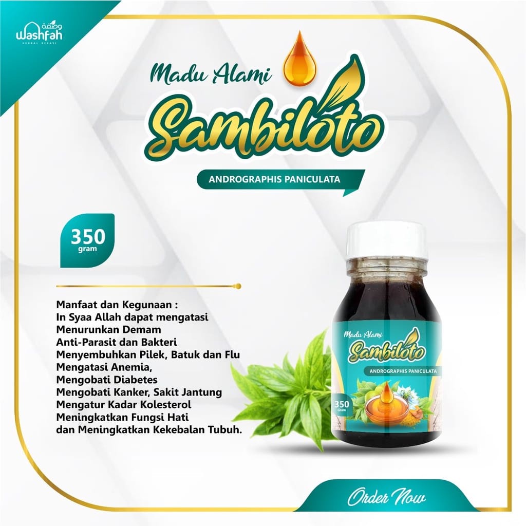 

Madu Herbal Alami Sambiloto