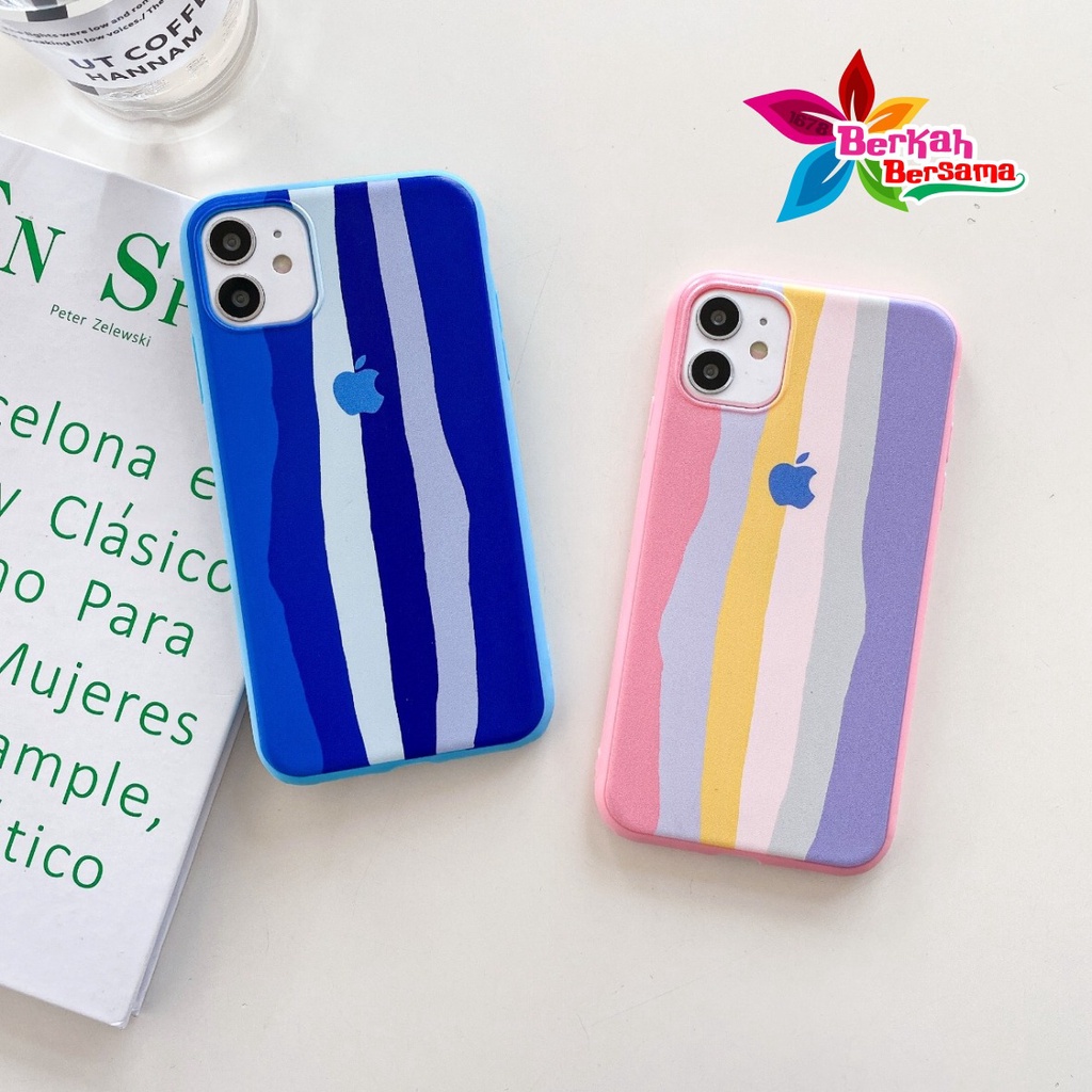 ss046 softcase rainbow ip 6 7 7+ x xs bb5561