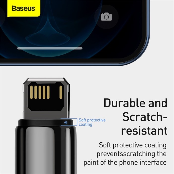 BASEUS Kabel Tungsten Gold Fast Charging Data USB to iP 2.4A - CALWJ