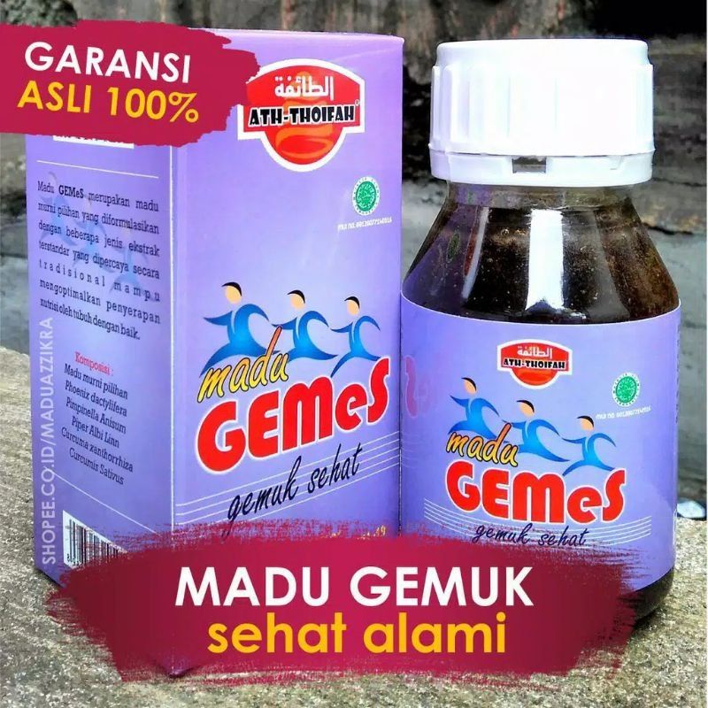

Madu Gemes Ath Thoifah - Madu Gemuk Sehat - Madu Penggemuk Badan 350gr