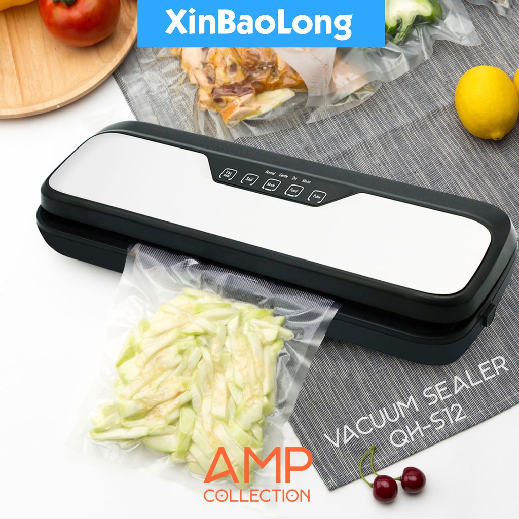 FreshpackPro QH-12 / QH-S12 XinBaoLong Portable Food Vacuum Sealer Mesin Vakum Makanan Basah Kering