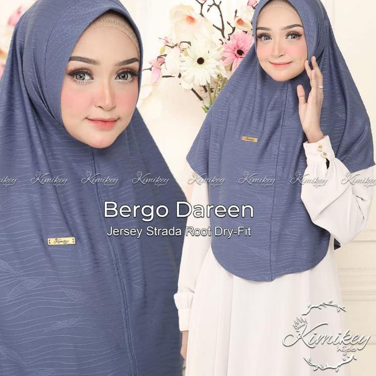 Bergo Pad DAREEN by Kimikey Hijab Jilbab Instan Jersey ◦ JGO.25Au22н