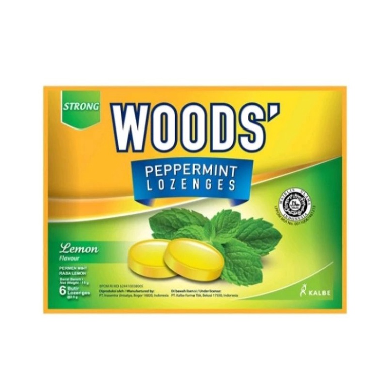 

permen Woods lemon sachet