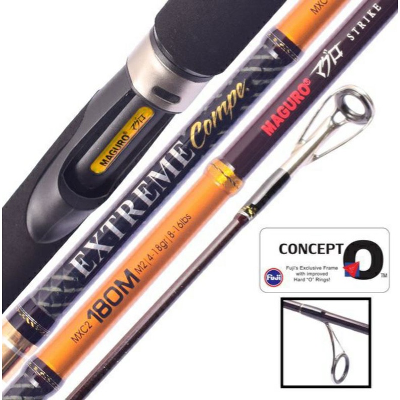 joran maguro Extreme compe Fuji 150 165 180|empang|kolam|lomba galatama