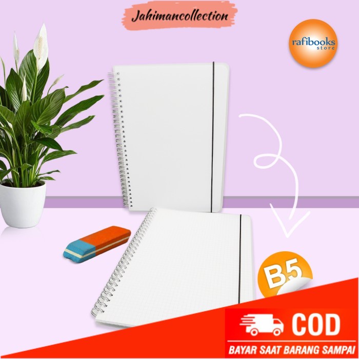 

✨ BISA COD ✨ Note Book Spiral Doted/Grid B5 - DOTTED