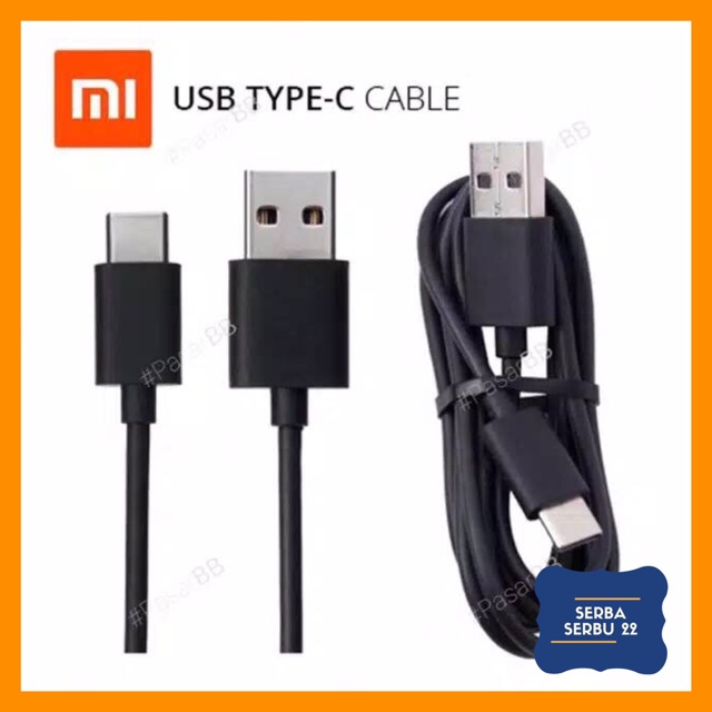 KABEL DATA XIAOMI TYPE C ORIGINAL 100% 2A