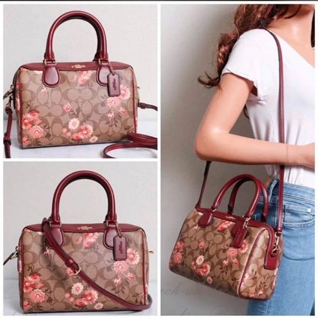 Tas coach original - coach mini bennet with daisy print
