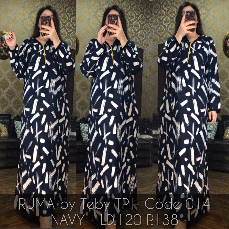 Daster Arab Teby RUMA TP (Tangan Panjang) 014 by Teby ORI