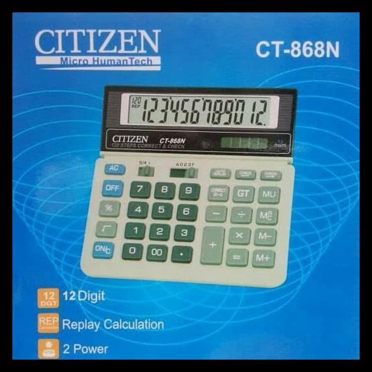 

Murmer Kalkulator Citizen Ct 868 L 12 Digit 2 Power Mark Up Calculation Terbaru