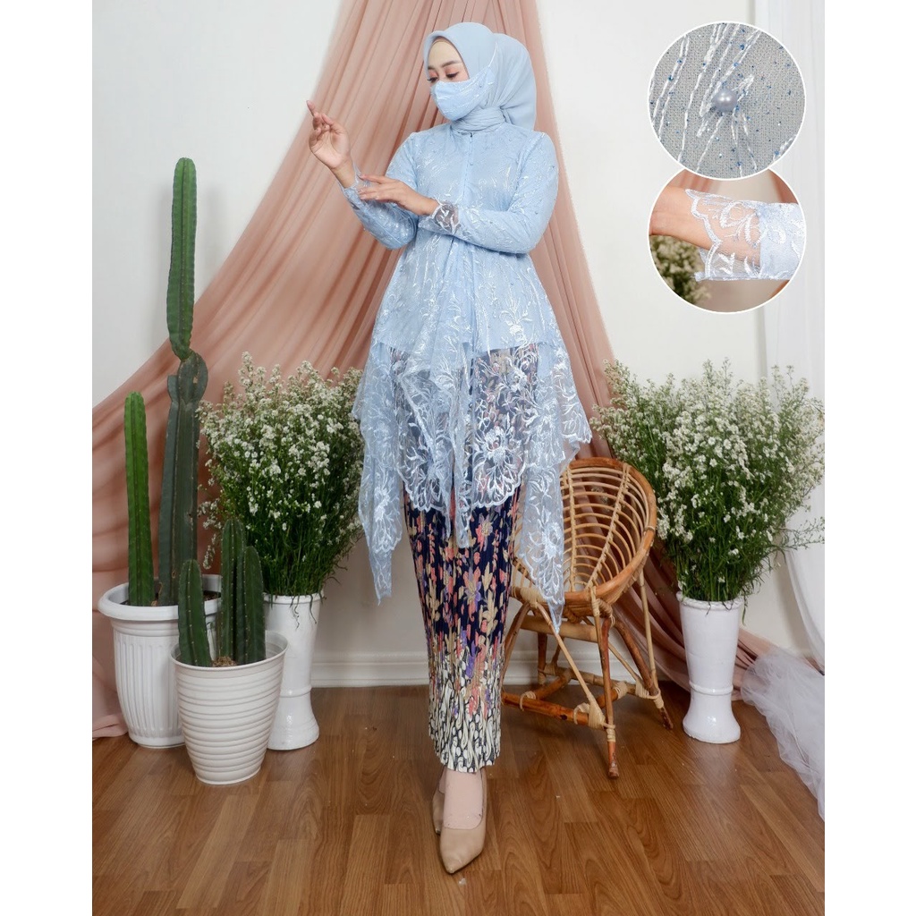 Setelan Tunik Maury Modern 2022//Set Tunik Maury dan Rok Plisket//Tunik Termurah//Baju Kebaya tille Mutiara Termurah/setbaju kurung/pakaian wanita/pakaian muslim/pakaian ntradisional/termurah/baju kurung/seragam pesta termurah