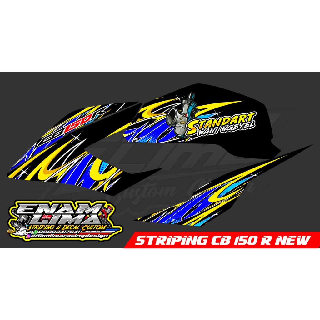 striping variasi cb 150 r new HOLOGRAM