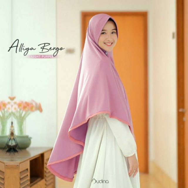 ALLIYA BERGO ORENJI / JILBAB SYARI KHIMAR LANCIP DAILY