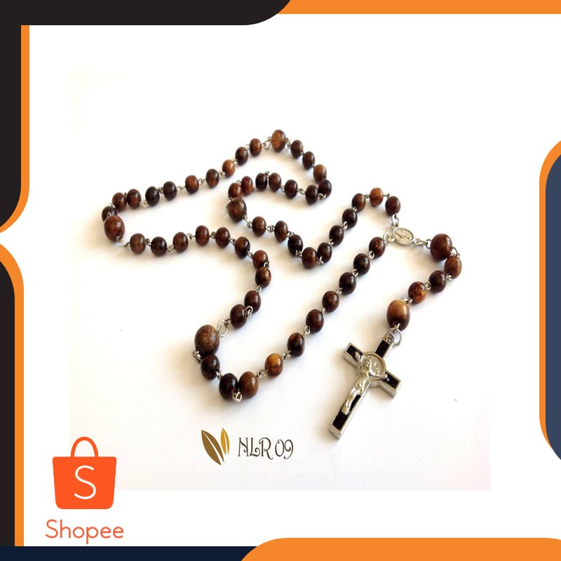 TER Kalung Rosario Kayu Gaharu Elegan