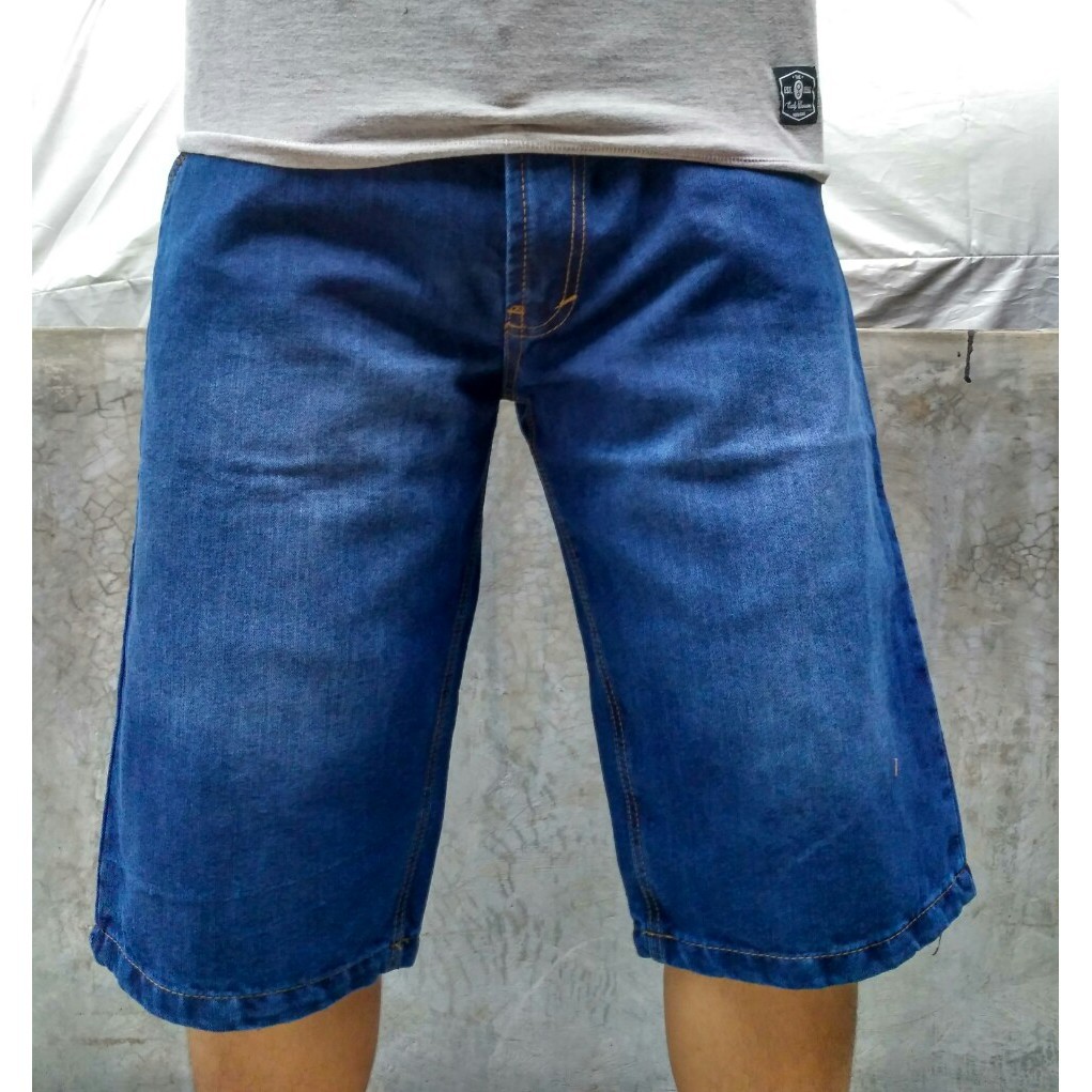 Celana jeans pendek pria size 28-38 Bahan Lembut Nyaman dipakai