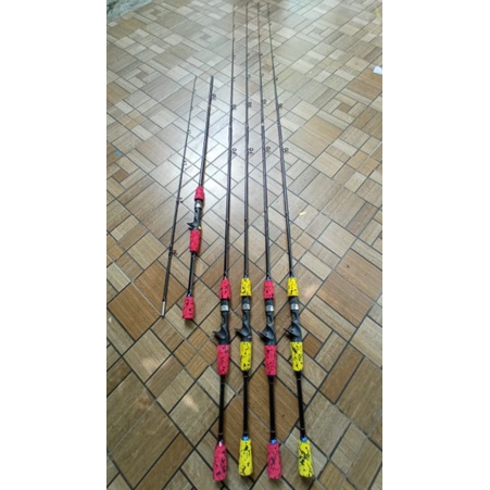 Joran BC Fiber max drag 10kg 8-17lbFiber solid* max 8kgSambung 2