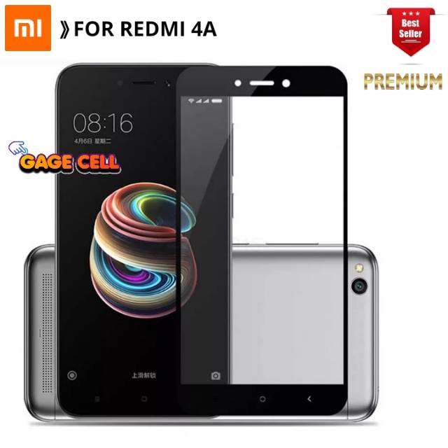 TG REDMI 4A TEMPERED GLASS FULL COVER-ANTI GORES XIAOMI REDMI 4A SCREEN PROTECTOR PREMIUM