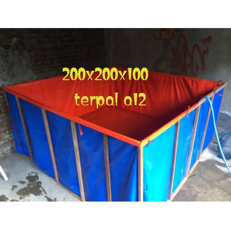 KOLAM TERPAL A12 UKURAN 200X200X100