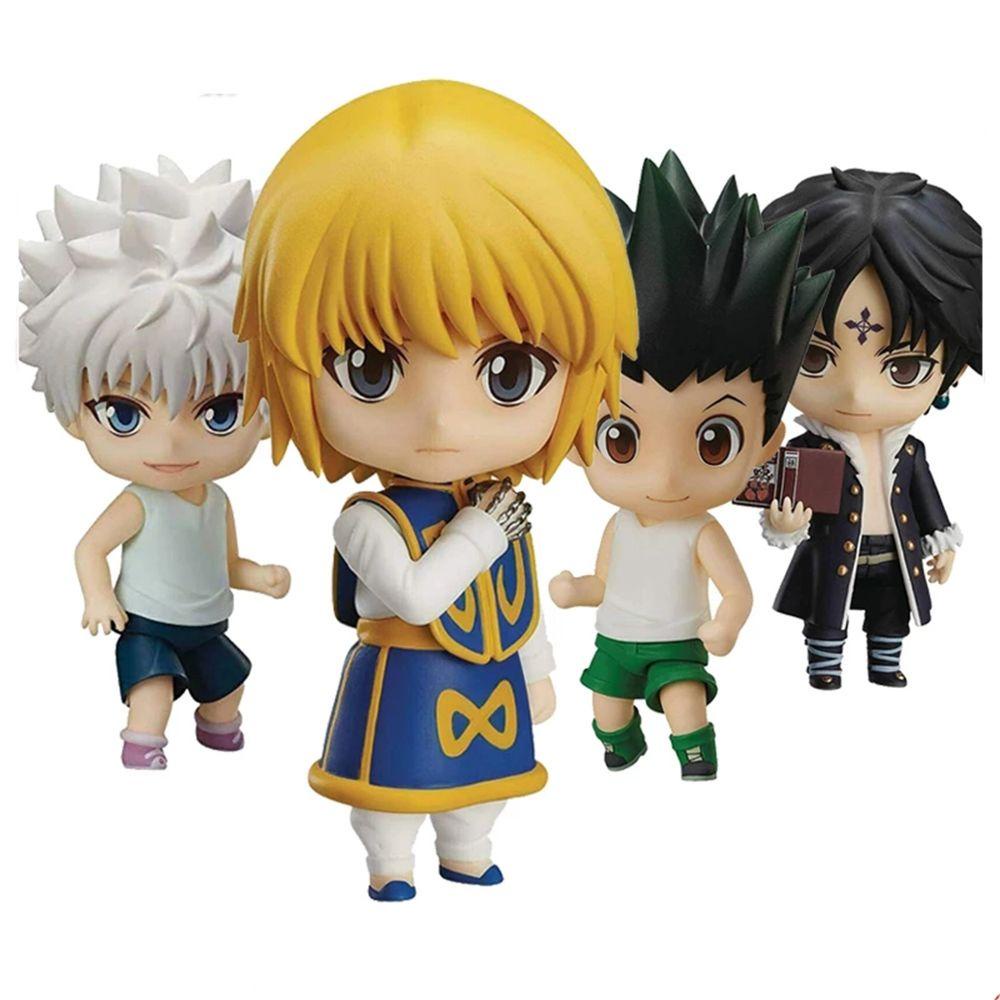 Lanfy HUNTER x HUNTER Mainan Model Natal Kurapika 1185koleksi Kulolo lushilufelu PVC Gon Freecss1183