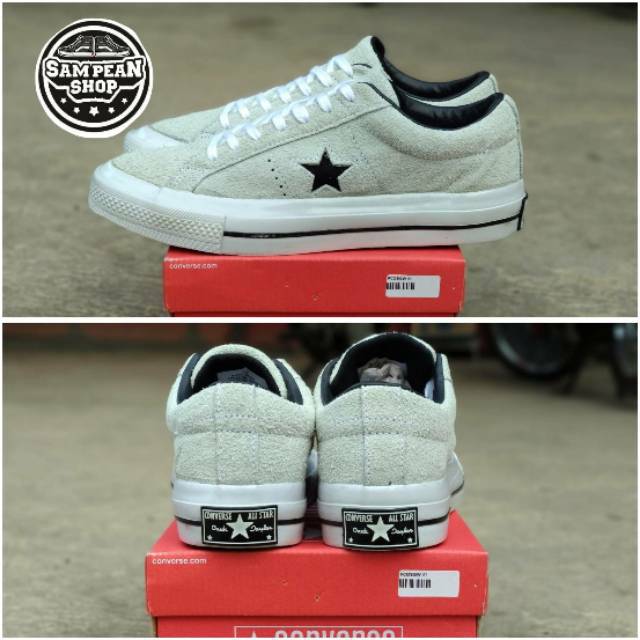 TERLARIS Sepatu  Converse  1970S 70S one star silver grey 