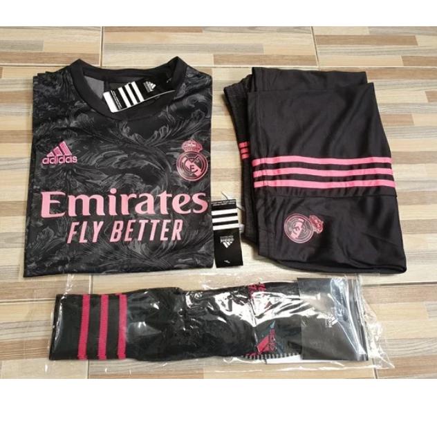₩ BAJU BOLA JERSEY REAL MADRID 3RD 2021 GRADE ORIGINAL JERSEY REAL MADRID 3RD 2020 BAJU DAN CELANA D