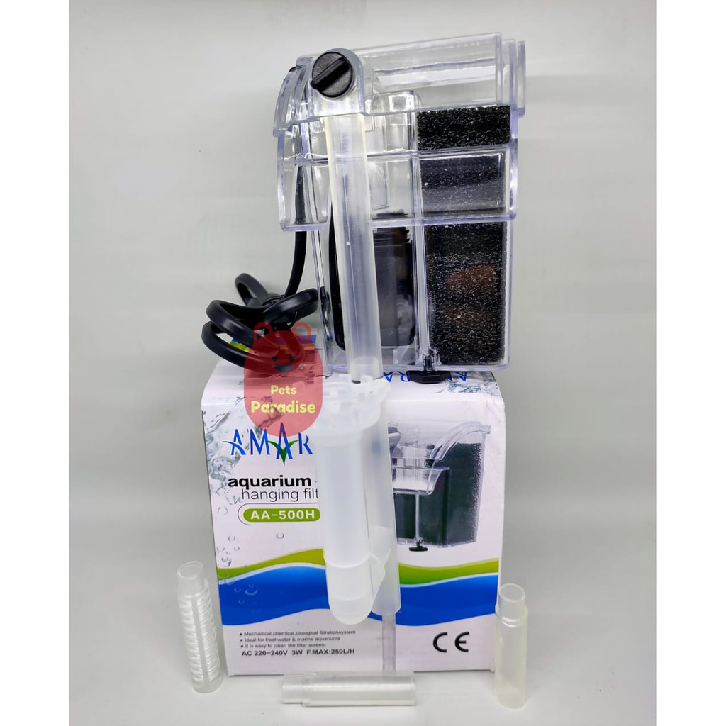 PROMO Hanging Filter Gantung Hang On Aquarium - Aquascape Amara AA 500