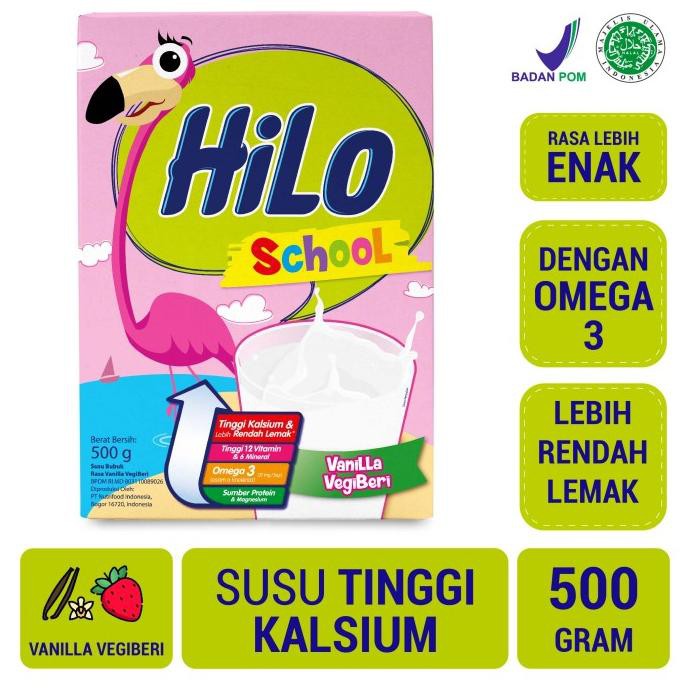 

HiLo School Vanilla Vegiberi 500gr - Susu Tinggi Kalsium