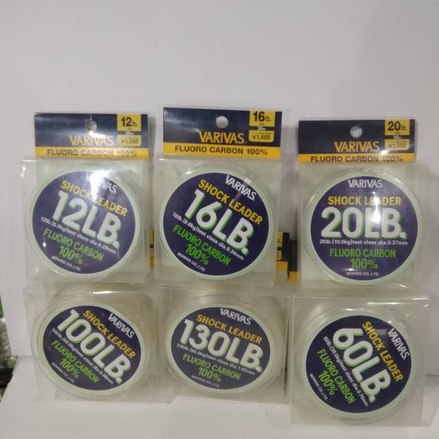Senar Pancing Varivas Shock Leader Fluoro 20 LB