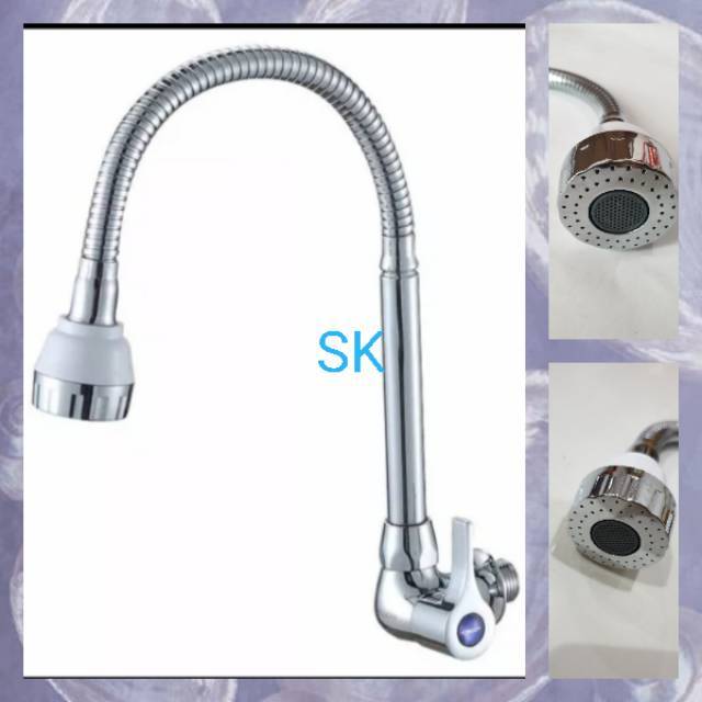 Jual Keran Air Angsa Fleksibel Keran Cuci Piring Keran Angsa Flexibel Kran Sink Dapur 8834