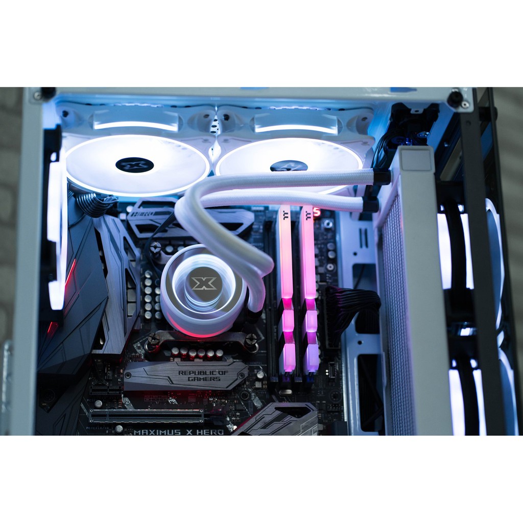 Liquid Cooler Xigmatek Aurora ARTIC 240 ARGB A-RGB White - Fan CPU Gaming