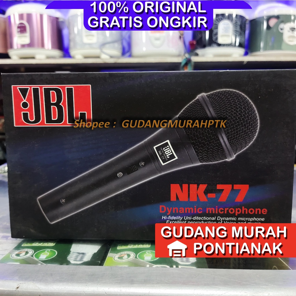 Mic JBL ORIGINAL NK77 Kualitas Bagus Jernih ASLI NK 77