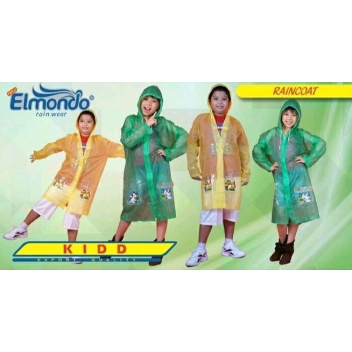 Jas Hujan Anak Elmondo 502 Mantel Hujan Poncho Jaket Anak