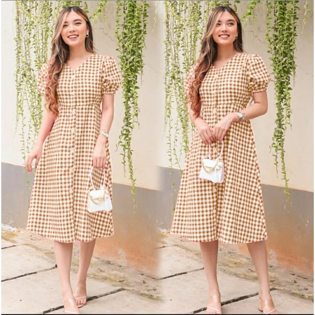 QWFASHION-DRESS WANITA TERBARU-DRESS NATAL TERBARU-CASUAL DRESS-DRESS WANITA REMAJA-GAUN NATAL-BAJU 