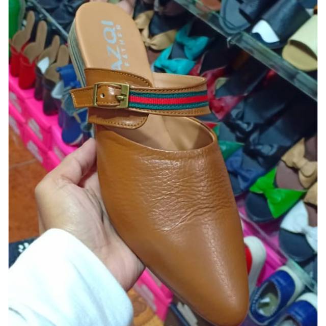 Sepatu kulit cewe tutong