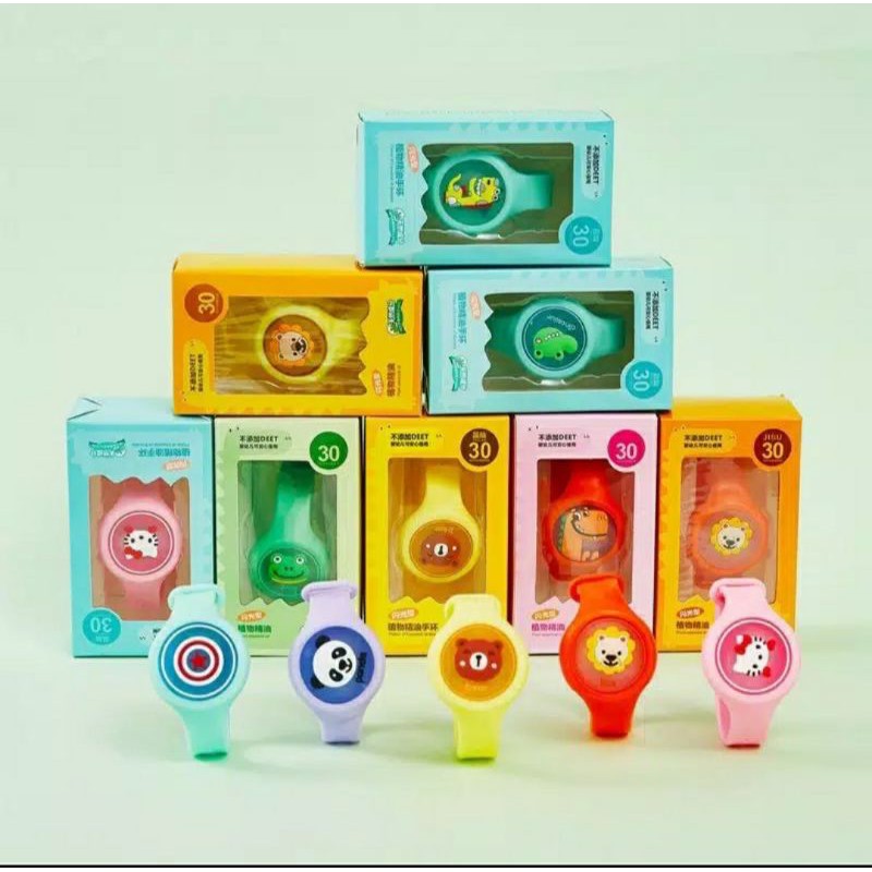 GELANG TANGAN ANTI NYAMUK BAYI/JAM TANGAN ANAK LED