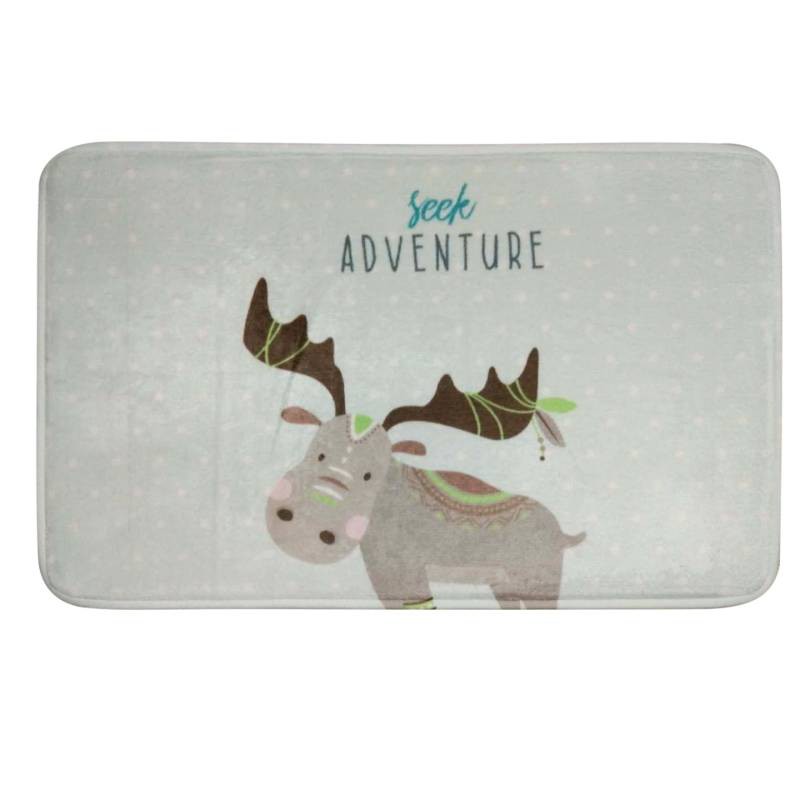 

JYSK Keset Bathmat Deer 40X60CM Blue Black
