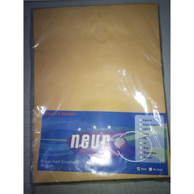 Amplop Coklat A4 Seal Neuro (Ada Perekat)