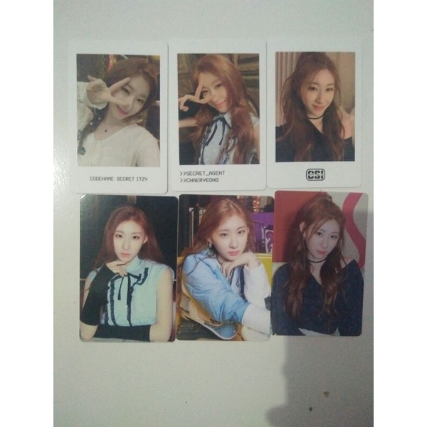 ITZY CHAERYOUNG CSI TRADING CARD