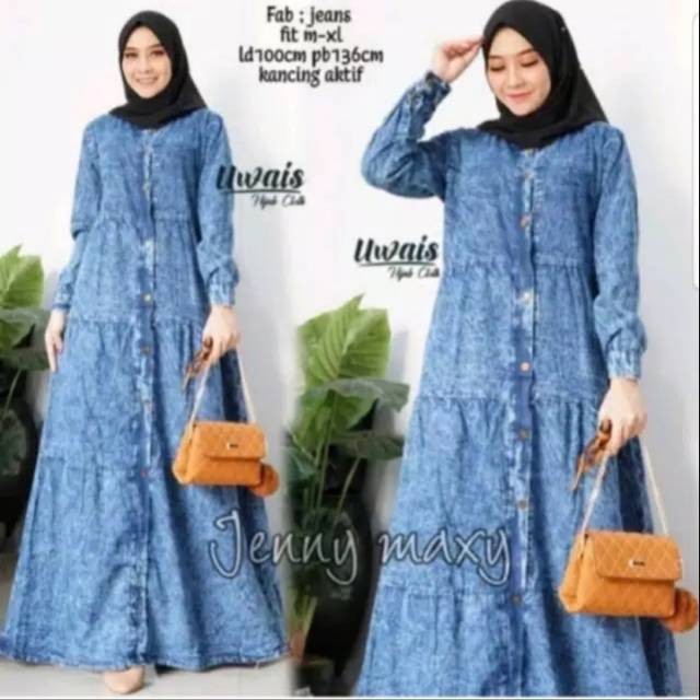 AMARA MAXY JEANS SNOW  JENNY GAMIS MAXI DRESS GBM