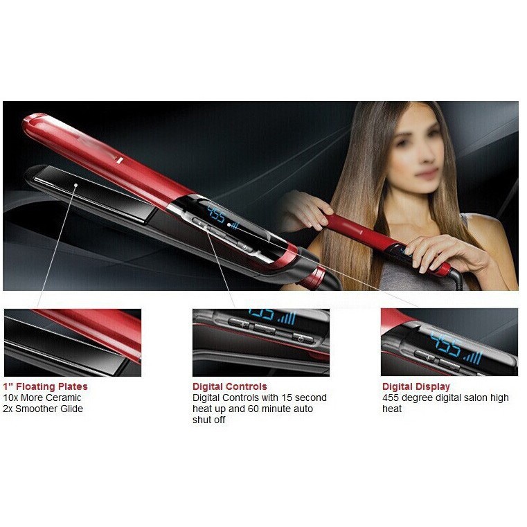 Catok Rambut by BABYLISS PRO ST 3300 / Catokan 2 in 1 BABYLISS nano Ceramic flat