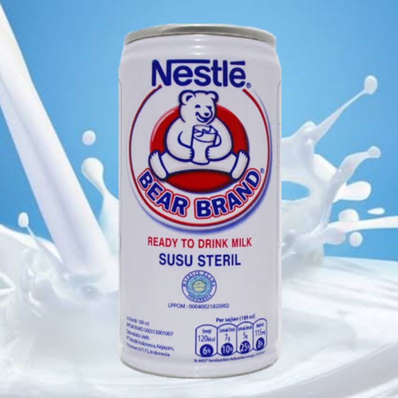 

SUSU STERIL NESTLE BEAR BRAND - Minuman Susu Beruang Kaleng - TemuPawon