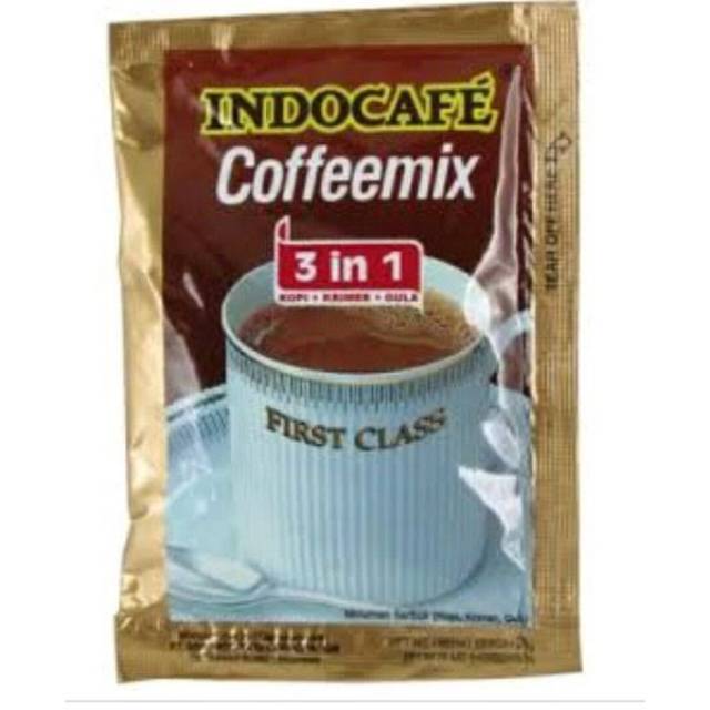 

PROMO KOPI INDOCAFE COFFEEMIX 3 in 1 isi 10 saset / 1 RENCENG