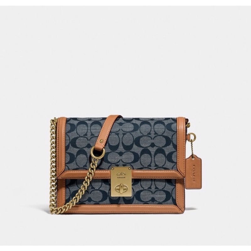 Coach Hutton Chambray Midnight Navy Multi (C3696)