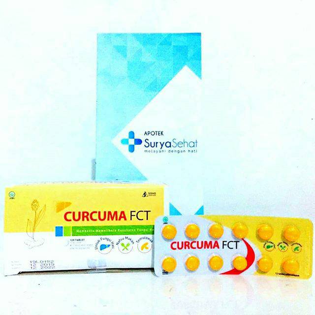 Curcuma FCT Tablet 1 strip isi 12 tablet