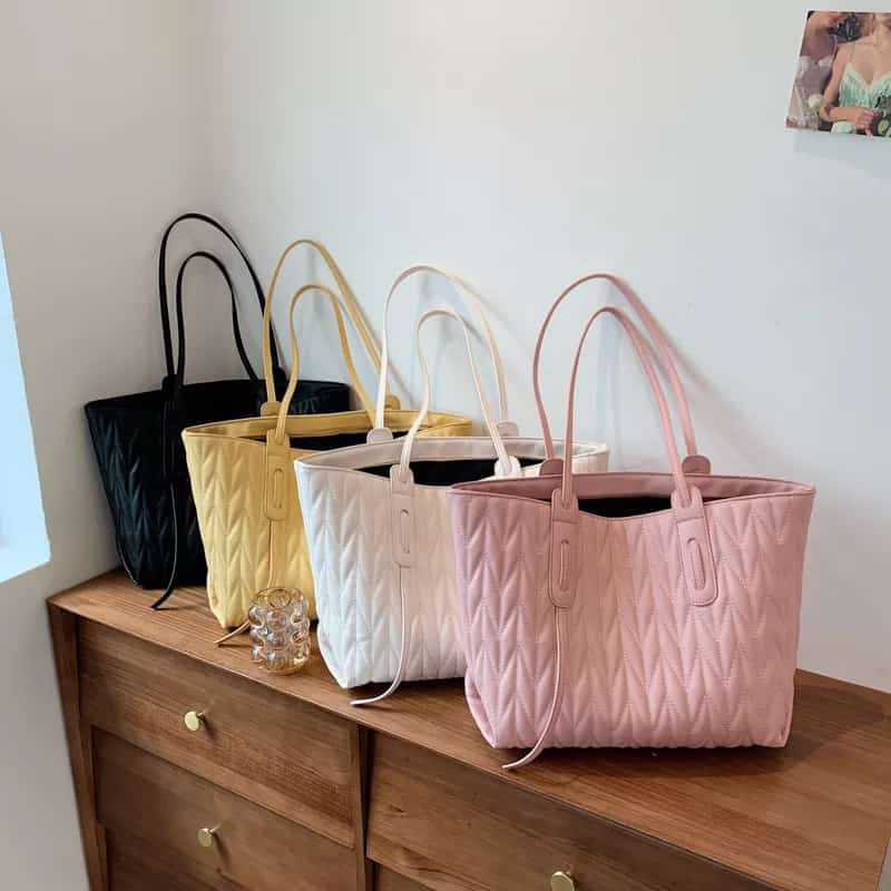 L5901 BIG SIZE Tas Bahu Shoulderbag Cantik Wanita Elegan Tas Tote Bag IMPORT GT1908 Material PU Tas 